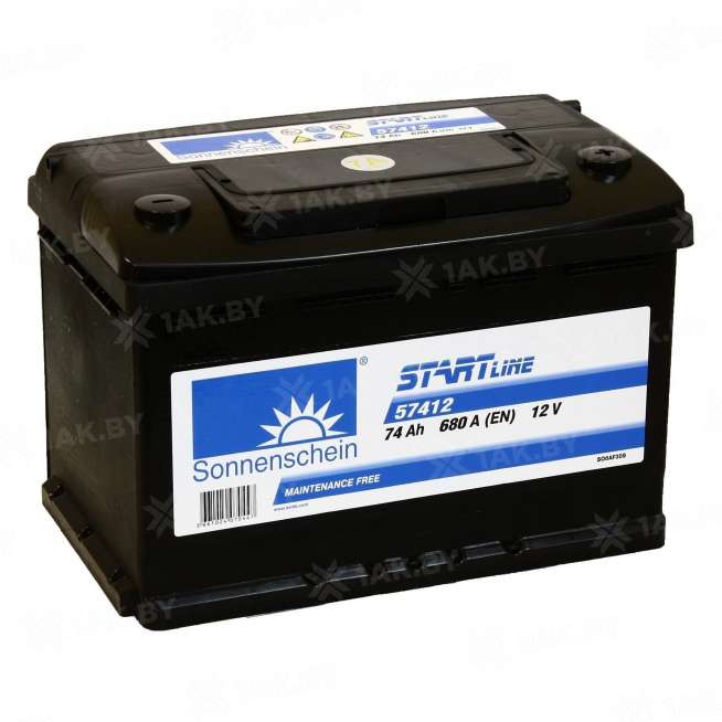 Аккумулятор SONNENSCHEIN (74 Ah) 680 A, 12 V Обратная, R+ L3 0