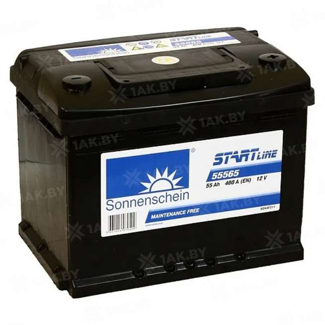 Аккумулятор SONNENSHCHEIN START LINE (55 Ah) 480 A, 12 V Обратная, R+ L2 0