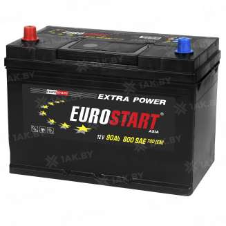 Аккумулятор EUROSTART Asia (90 Ah) 700 A, 12 V Прямая, L+ D31 EU901JE 0