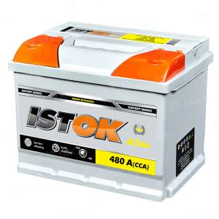 Аккумулятор ISTOK (62 Ah) 480 A, 12 V Прямая, L+ L2