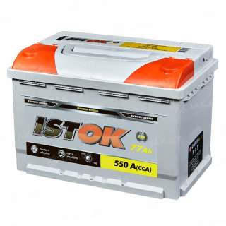 Аккумулятор ISTOK (77 Ah) 550 A, 12 V Прямая, L+ L3