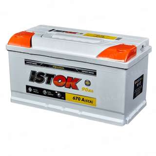 Аккумулятор ISTOK (90 Ah) 670 A, 12 V Обратная, R+ L5 Аккумулятор ISTOK (90 Ah) 670 A, 12 V Обратная, R+ L5