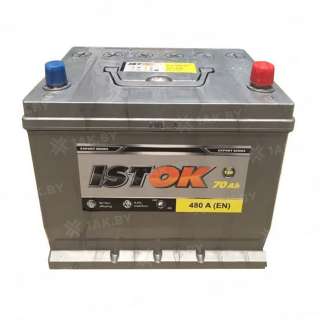 Аккумулятор ISTOK (70 Ah) 480 A, 12 V Обратная, R+ D26