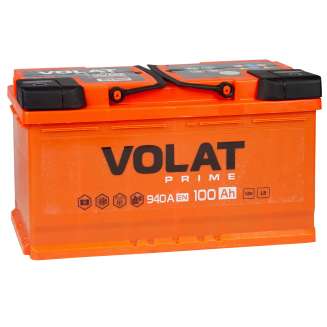 Аккумулятор VOLAT Prime (100 Ah) 940 A, 12 V Прямая, L+ L5 VP1001 2
