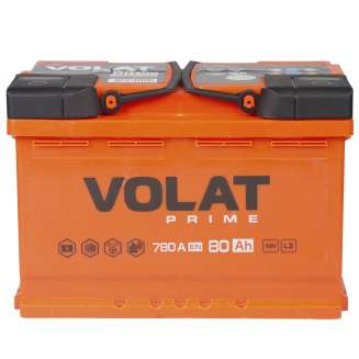 Аккумулятор VOLAT Prime (80 Ah) 780 A, 12 V Обратная, R+ L3 VP800 2