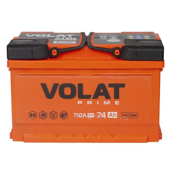 Аккумулятор VOLAT Prime (74 Ah) 710 A, 12 V Обратная, R+ LB3 VP740 0