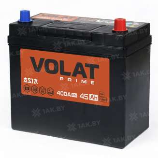Аккумулятор VOLAT Prime Asia (45 Ah) 400 A, 12 V Обратная, R+ B24 VP450J 1