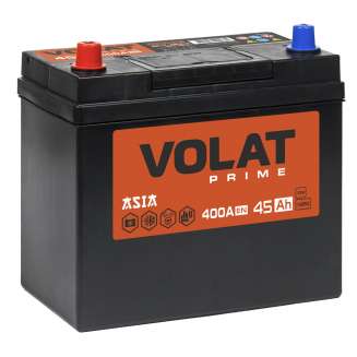 Аккумулятор VOLAT Prime Asia (45 Ah) 400 A, 12 V Прямая, L+ B24 VP451J 0