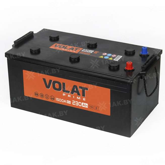 Аккумулятор VOLAT Prime Professional (230 Ah) 1500 A, 12 V Прямая, L+ TYPE С VP2303 1