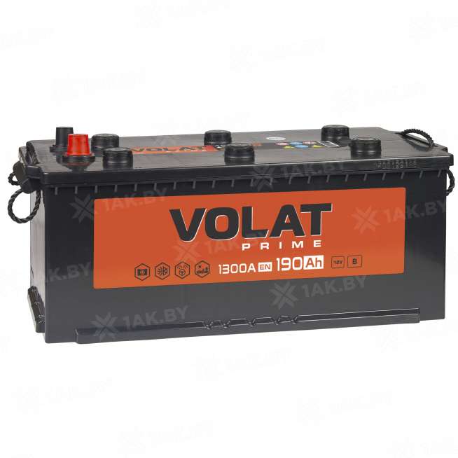 Аккумулятор VOLAT Prime Professional (190 Ah) 1200 A, 12 V Прямая, L+ D5 VPF1903 1