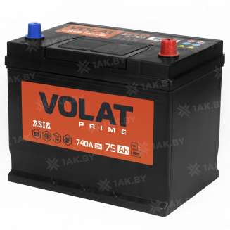 Аккумулятор VOLAT Prime Asia (75 Ah) 740 A, 12 V Обратная, R+ D26 VP750J 1