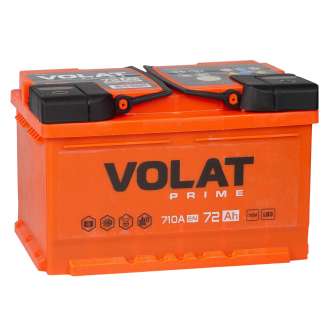 Аккумулятор VOLAT Prime (72 Ah) 710 A, 12 V Обратная, R+ LB3 VP720 1
