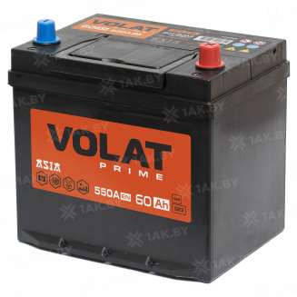 Аккумулятор VOLAT Prime Asia (60 Ah) 550 A, 12 V Обратная, R+ D23 VP600J 0