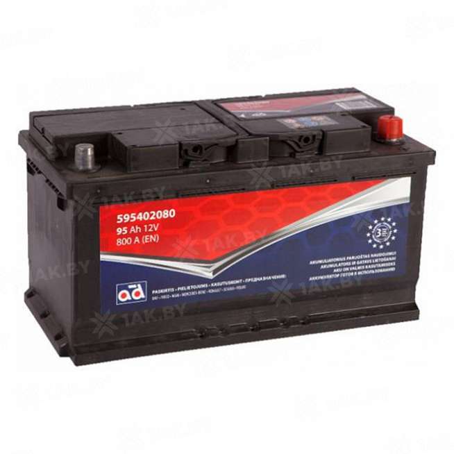 Аккумулятор AD (95 Ah) 830 A, 12 V Обратная, R+ D31 0
