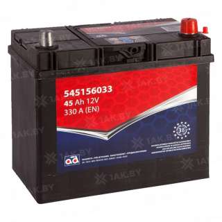 Аккумулятор AD (45 Ah) 330 A, 12 V Обратная, R+ B24 Аккумулятор AD (45 Ah) 330 A, 12 V Обратная, R+ B24