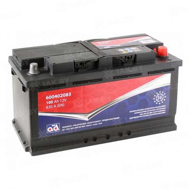 Аккумулятор AD (100 Ah) 830 A, 12 V Обратная, R+ L5 0