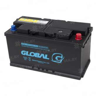 Аккумулятор GLOBAL (90 Ah) 820 A, 12 V Обратная, R+ 0