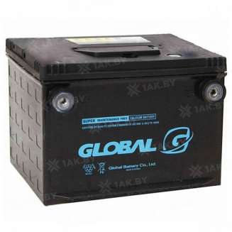 Аккумулятор GLOBAL (66 Ah) 710 A, 12 V Прямая, L+ 0