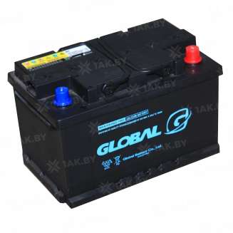 Аккумулятор GLOBAL (77 Ah) 720 A, 12 V Обратная, R+ 0