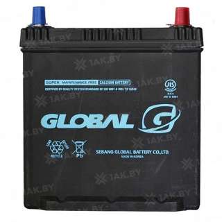 Аккумулятор GLOBAL (45 Ah) 400 A, 12 V Обратная, R+ B24 Аккумулятор GLOBAL (45 Ah) 400 A, 12 V Обратная, R+ B24