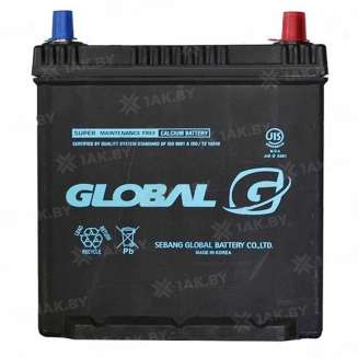 Аккумулятор GLOBAL (45 Ah) 400 A, 12 V Обратная, R+ B24 0