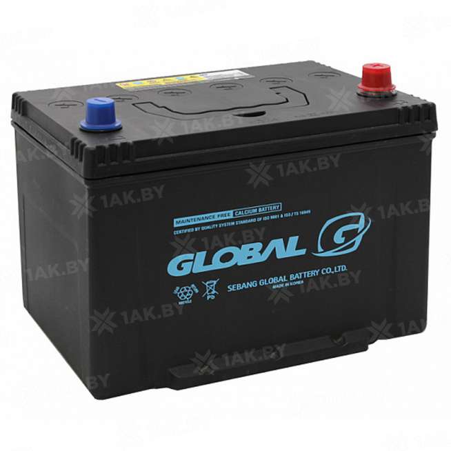 Аккумулятор GLOBAL (85 Ah) 850 A, 12 V Обратная, R+ D26 0