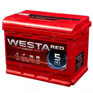 Аккумулятор WESTA RED (65 Ah) 660 A, 12 V Обратная, R+ L2 6СТ-65