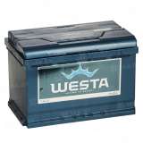 Аккумулятор WESTA Car Battery (75 Ah) 700 A, 12 V Обратная, R+