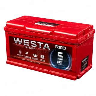 Аккумулятор WESTA RED (100 Ah) 910 A, 12 V Обратная, R+ L5 6СТ-100