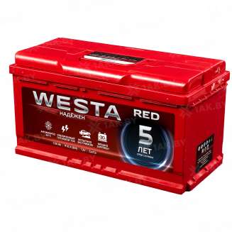 Аккумулятор WESTA RED (100 Ah) 910 A, 12 V Обратная, R+ L5 6СТ-100 0