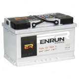 Аккумулятор ENRUN STANDARD (75 Ah) 720 A, 12 V Обратная, R+ EN750S