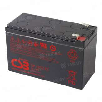 Аккумулятор CSB для ИБП, детского электромобиля, эхолота (7.2 Ah,12 V) AGM 151х65х94/100 2.1 кг 2