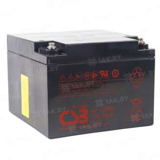 Аккумулятор CSB (26 Ah,12 V) AGM 166x175x125 8.45 кг 0