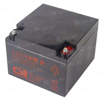 Аккумулятор CSB для ИБП, детского электромобиля, эхолота (26 Ah,12 V) AGM 166x175x125 8.3 кг 0