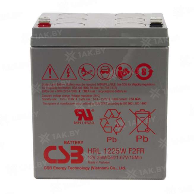 Аккумулятор для ИБП CSB (5 Ah) , 12 V  HRL1225WF2FR 0