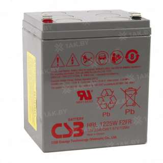 Аккумулятор CSB для ИБП, детского электромобиля, эхолота (5 Ah,12 V) AGM 90x70x102 1.95 кг Аккумулятор CSB для ИБП, детского электромобиля, эхолота (5 Ah,12 V) AGM 90x70x102 1.95 кг