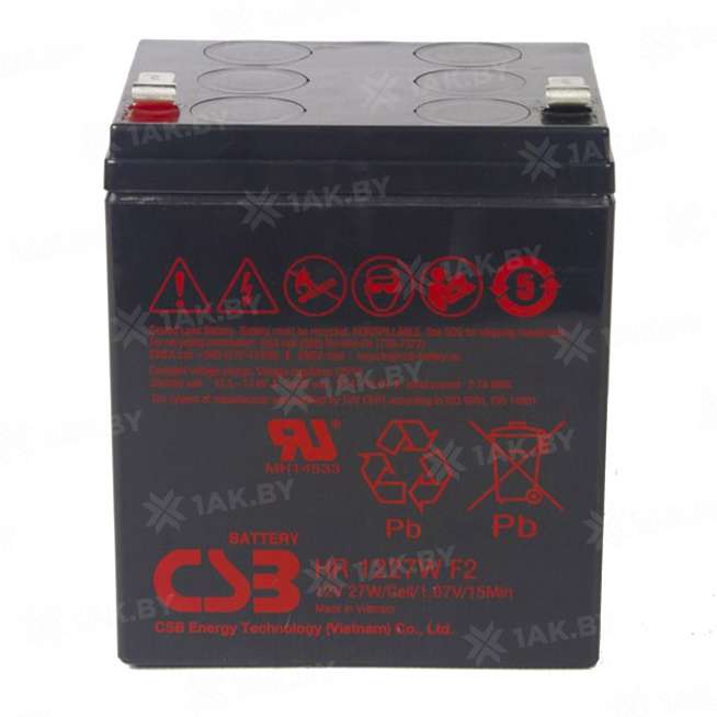 Аккумулятор для ИБП CSB (6.5 Ah) , 12 V  HR1227WF2 1