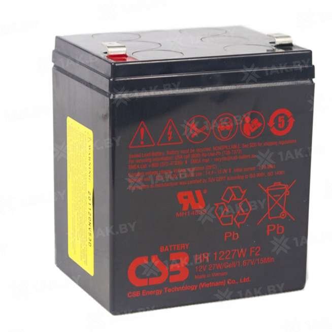 Аккумулятор для ИБП CSB (6.5 Ah) , 12 V  HR1227WF2 2