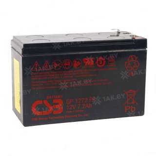 Аккумулятор CSB для ИБП, детского электромобиля, эхолота (7.2 Ah,12 V) AGM 151х65х94/100 2.4 кг Аккумулятор CSB для ИБП, детского электромобиля, эхолота (7.2 Ah,12 V) AGM 151х65х94/100 2.4 кг