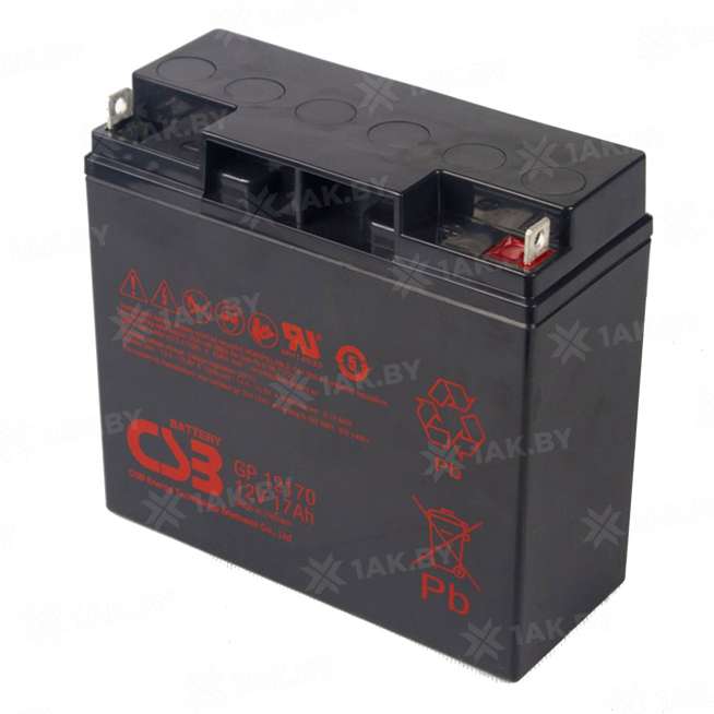 Аккумулятор для ИБП CSB (17 Ah) , 12 V  GP12170B1 0
