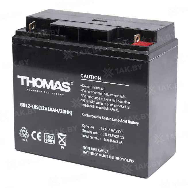 Аккумулятор для ИБП THOMAS (18 Ah) , 12 V  GB12-18S(Thomas) 0