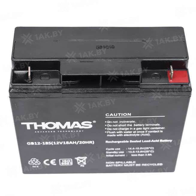 Аккумулятор для ИБП THOMAS (18 Ah) , 12 V  GB12-18S(Thomas) 1