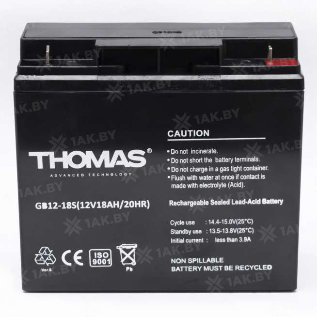 Аккумулятор для ИБП THOMAS (18 Ah) , 12 V  GB12-18S(Thomas) 3