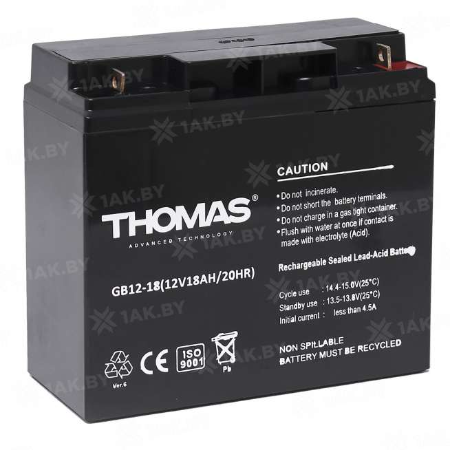 Аккумулятор для ИБП THOMAS (18 Ah) , 12 V  GB12-18(Thomas) 0