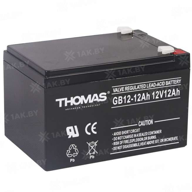 Аккумулятор для ИБП THOMAS (12 Ah) , 12 V  GB12-12(Thomas) 0
