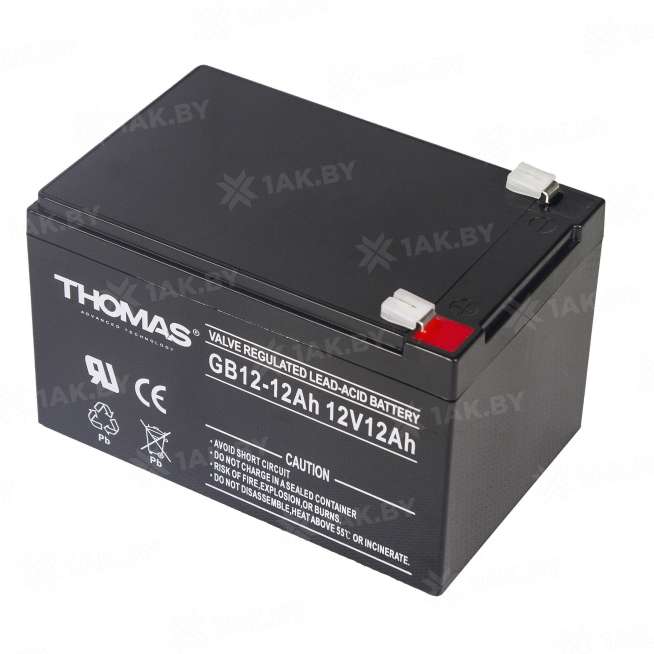 Аккумулятор для ИБП THOMAS (12 Ah) , 12 V  GB12-12(Thomas) 1