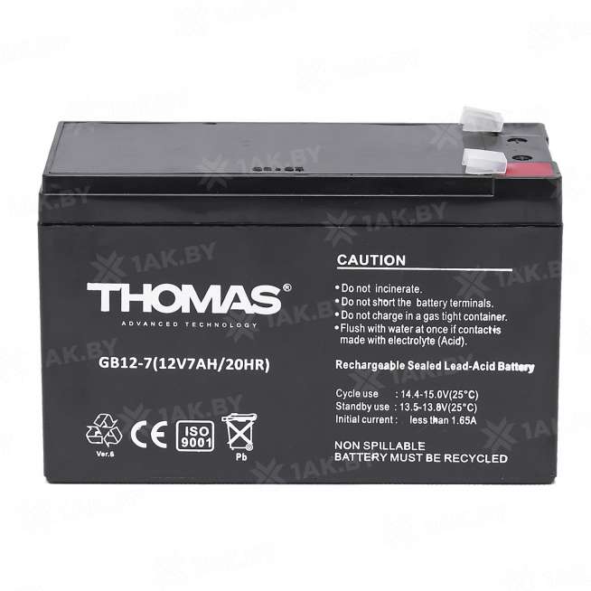 Аккумулятор для ИБП THOMAS (7 Ah) , 12 V  GB12-7(Thomas) 0