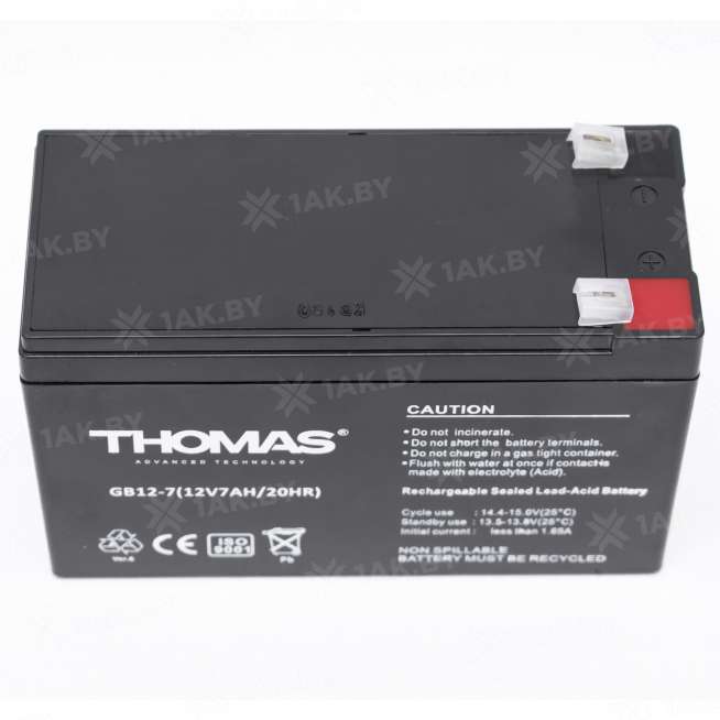 Аккумулятор для ИБП THOMAS (7 Ah) , 12 V  GB12-7(Thomas) 3