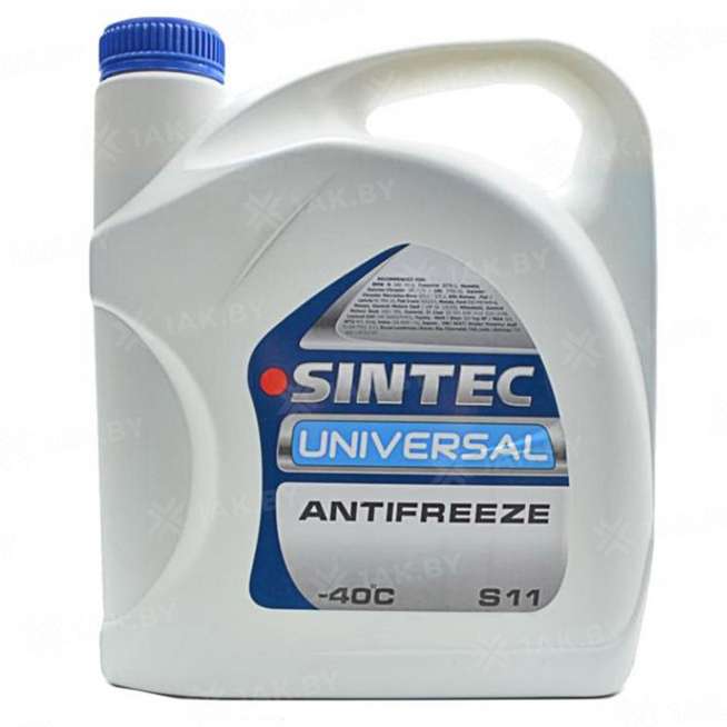 Охлаждающая жидкость антифриз Sintec Universal G11, 5кг, Россия 0