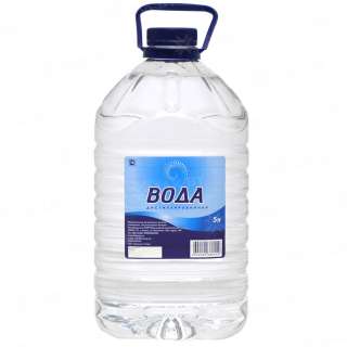 Дистилированная вода ЕВРО-СИНТЕЗ, 5 л
